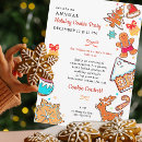Search for gingerbread christmas invitations Cookie decorating party