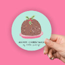 Search for christmas pudding stickers Illustration