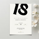Search for 18 year old birthday invitations Elegant