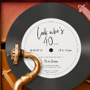 Search for 80s 40th birthday invitations Music