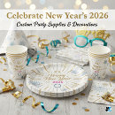 Search for new year paper plates Silver