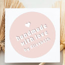 Search for handmade packaging stickers Cute
