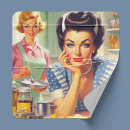 Search for vintage retro kitchen stickers 1950s