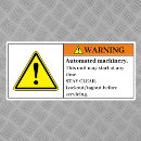 Search for machinery stickers Equipment