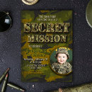 Search for army soldier invitations Camouflage