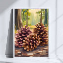 Search for pine cone posters Watercolor