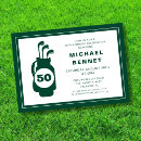 Search for golf 50th birthday invitations Adult