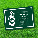 Search for golf 40th birthday invitations Sports