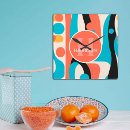 Search for retro kitchen clocks Orange