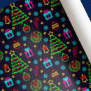 Search for neon christmas wrapping paper Xmas