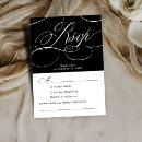 Search for classic black accent invitations Black and white
