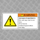Search for machinery stickers Equipment