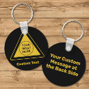Search for hazard key rings Warning