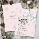 Search for snow bridal shower invitations Simple