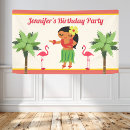 Search for luau banners Flamingo