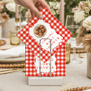 Search for red and white gingham napkins Baby shower