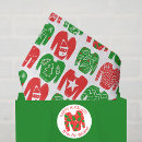 Search for ugly christmas sweater tissue paper Santa