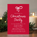 Search for red bow invitations Red and white