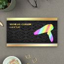 Search for rainbow foil business cards Hair stylist