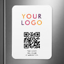 Search for white logo magnets Qr code