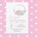 Search for elephant and butterfly invitations Pink