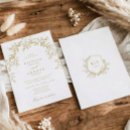 Search for vintage botanical wedding invitations Crest