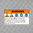 Search for flammability stickers Hazard