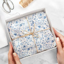 Search for blue toile tissue paper French country