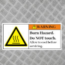 Search for laser warning stickers Hazard