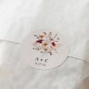 Search for boho seals wedding stickers Wildflowers