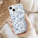 Search for blue toile iphone cases Botanical