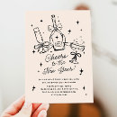 Search for cheers to the new year invitations Gold and black