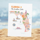 Search for states cards Watercolor