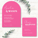 Search for arch shaped wedding invitations Couple