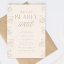 Search for can bearly wait baby shower invitations Minimal