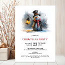 Search for whimsical snowman christmas invitations Winter