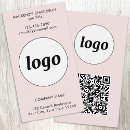 Search for text business cards Qr code