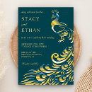 Search for elegant peacock wedding invitations Glam