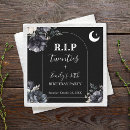 Search for funeral napkins Black and white