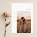 Search for modern photo wedding invitations Fall