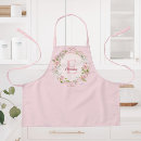 Search for rose blush aprons Floral