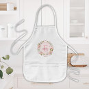 Search for monogram kid aprons Flowers