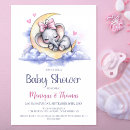 Search for adorable baby girl shower invitations Moon