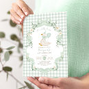 Search for the goose invitations Watercolor leafy greenery vines