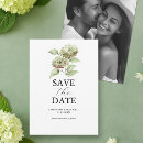 Search for hydrangea wedding save the dates Watercolor