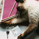 Search for meow square key rings Funny cat