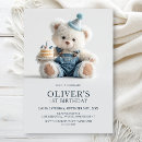 Search for teddy bear 1st birthday invitations Adorable