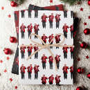 Search for black and white santa wrapping paper Funny