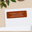 Search for boho return address labels Classic
