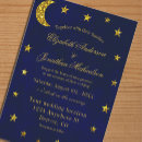 Search for celestial wedding invitations Midnight sky